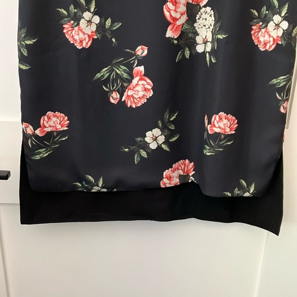 Pink Martini medium women’s Black Floral Midi Dress - Picture 4 of 16